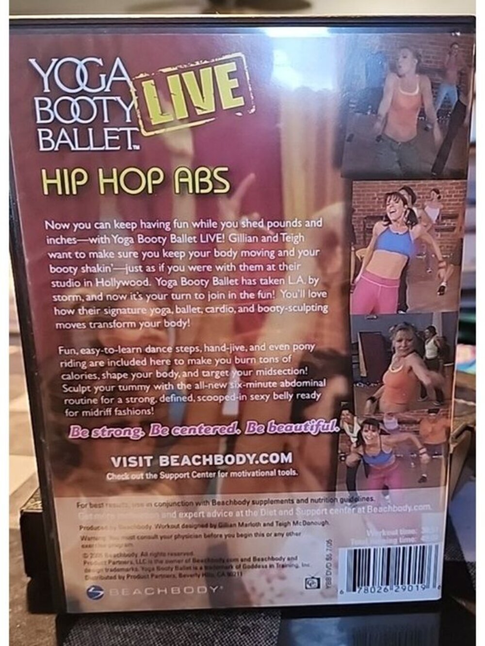 Yoga Booty Ballet Live: Hip Hop Abs DVD - Picture 2 of 2